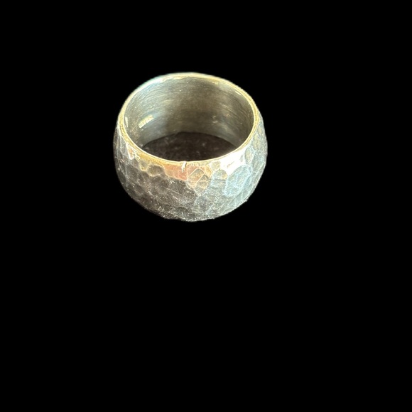 Vintage Silpada Hammered Silver Band - Picture 2 of 7